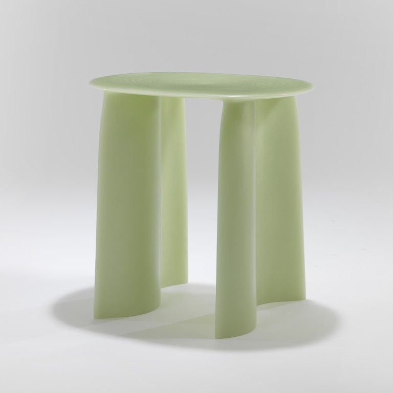 Lukas Cober - New Wave - Tabouret (Vert Opale)